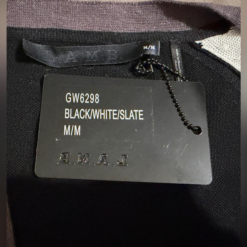 Vintage L.A.M.B Gwen Stefani color block Cardigan - Picture 5 of 6